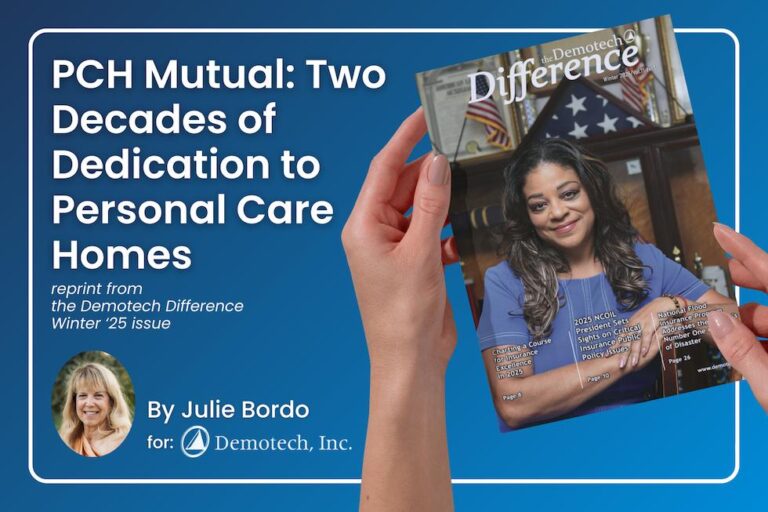 Text that reads: Two Decades of Dedication to Personal Care Homes