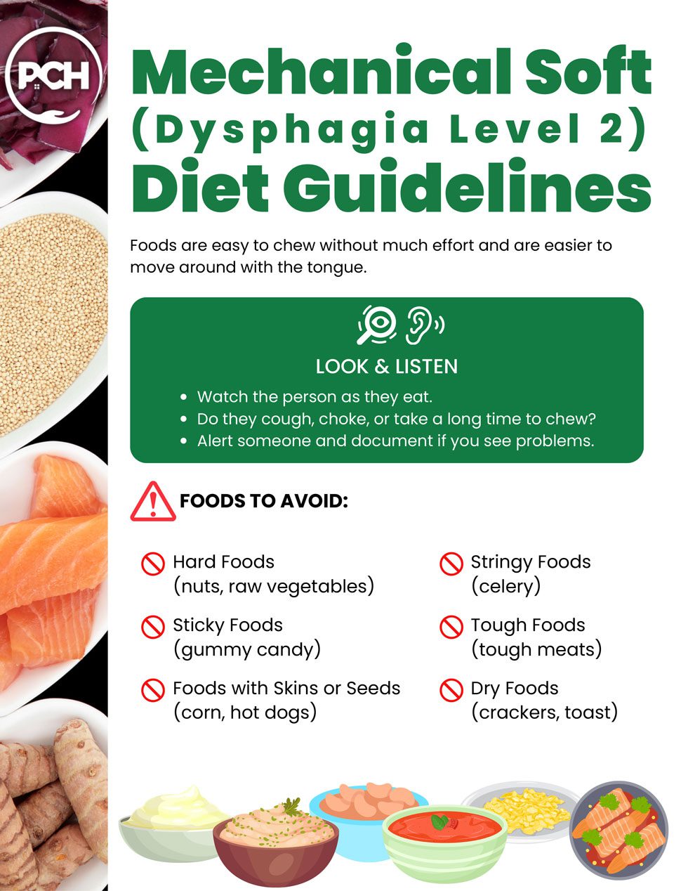 Mechanical Soft diet guidelines foods to avoid